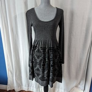 grey french connection sweater dress